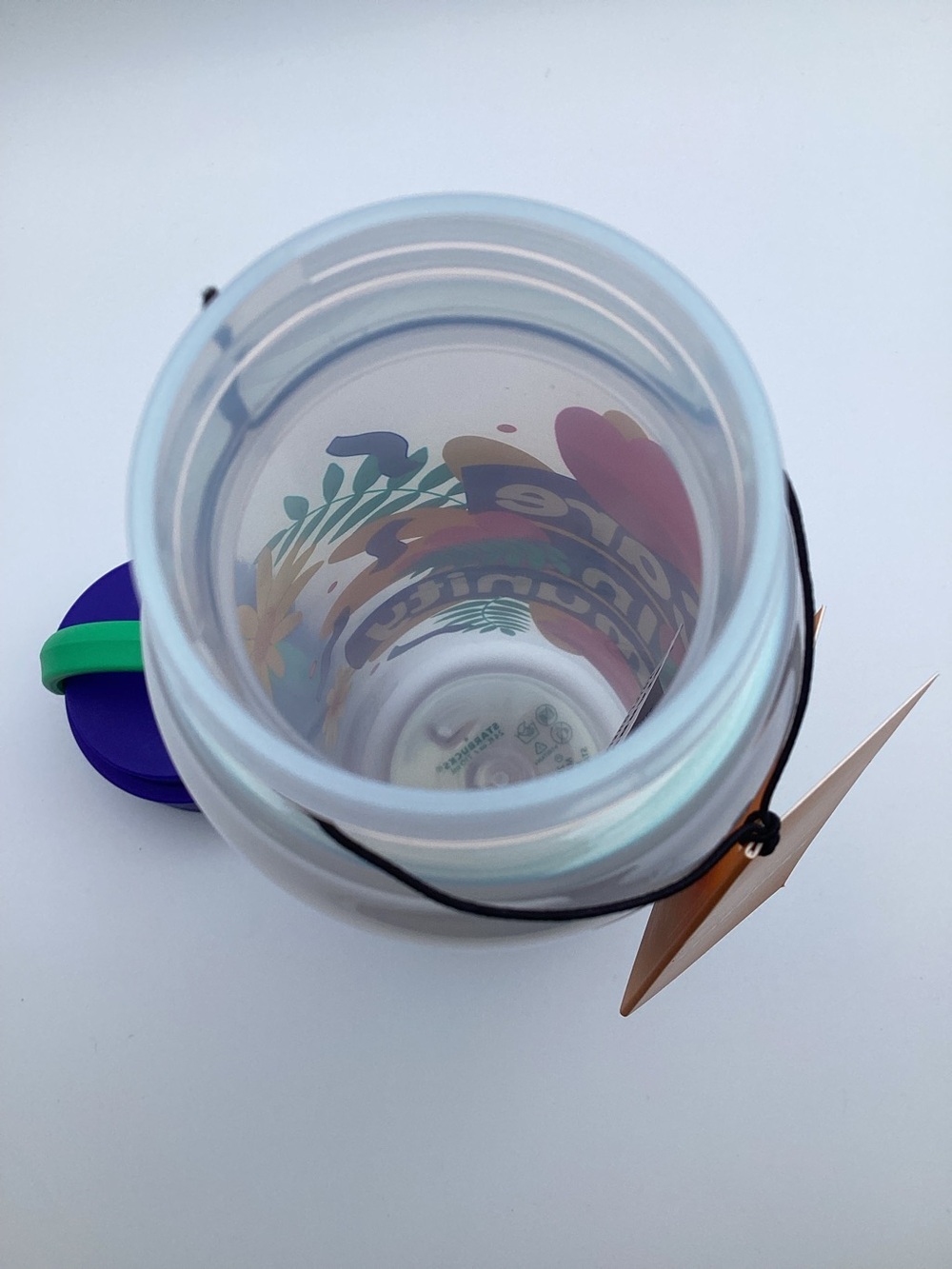Starbucks Ananya Rao-Middleton Care In Community Plastic 24 Oz Water Bottle - Picture 5 of 9